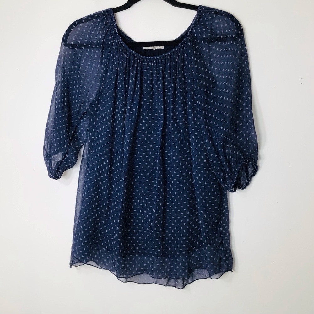 Viola Burghi small blue silk blouse women